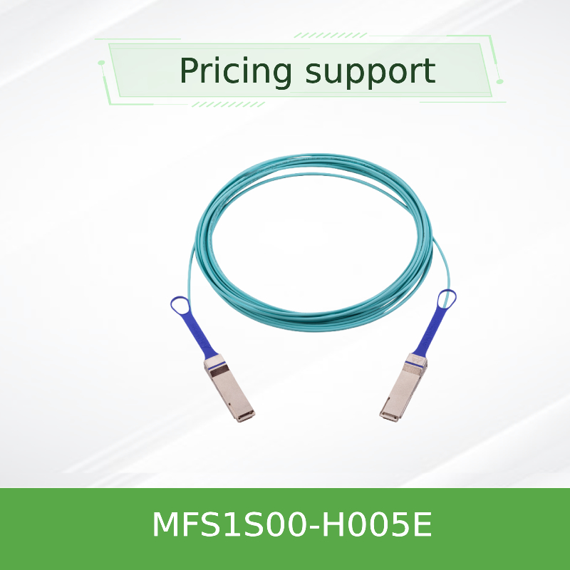 5 m QSFP56 MMF Mellanox AOC HDR Kablolar MFS1S00-H005E 200 Gb/sn