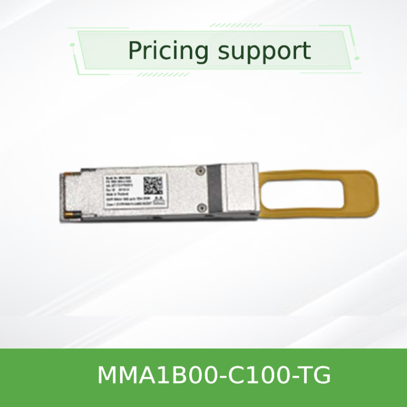 Yeni Orijinal Mellanox Alıcı-Verici MMA1b00-C100-Tg 100gbe Qsfp28 100m'ye kadar, Ddmi