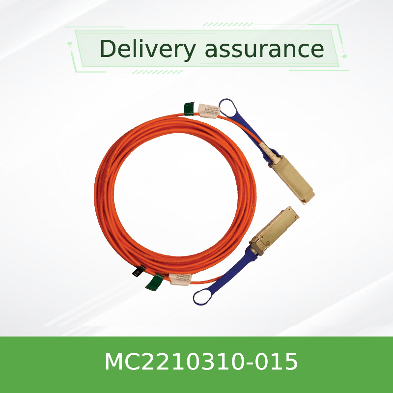 Turuncu 40GbE QSFP+ Aktif Optik Mellanox DAC Kablosu Ethernet MC2210310-015 15M