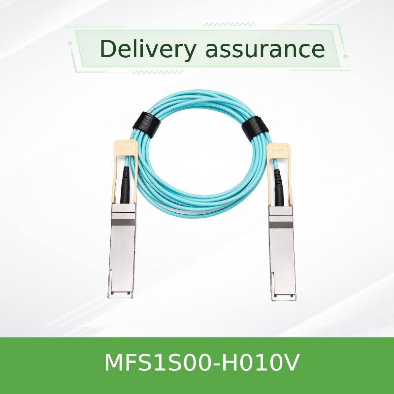 MFS1S00-H010V Mellanox AOC Kablosu IB HDR 200Gb/S'ye kadar QSFP56 10m Sfp