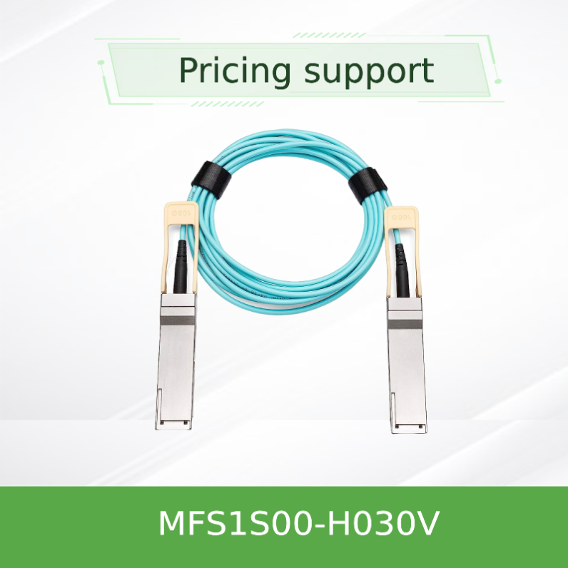 MFS1S00-H030V ((980-9I440-00H030) Aoc Ağ Kablosu IB HDR 200Gb/S QSFP56 30m 200GBase-AOC QSFP56'ya QSFP56'ya