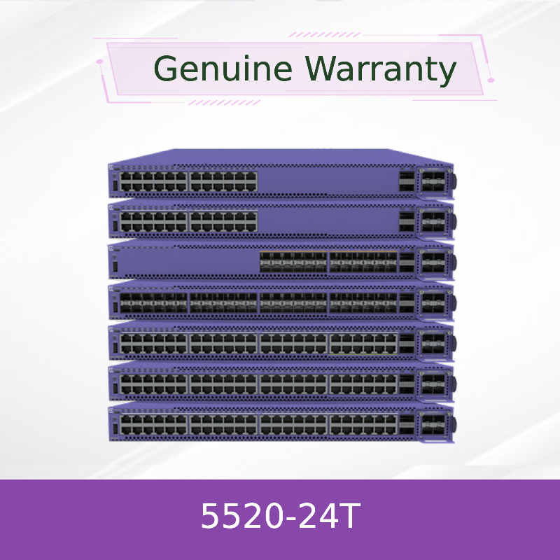 Extreme Network AVB Switch Gelişmiş Extreme 5520-24t Switch'i, Kesintisiz Veri Aktarımı İçin