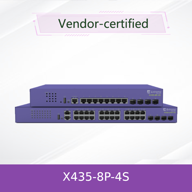 Yüksek Performanslı Extreme X435-8p-4s Ağ Anahtarı (Hızlı Bağlantı İçin)