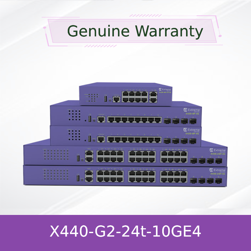 Extreme Network X440-G2-24t-10ge4 Ethernet Anahtarı 16532 Serisi, Snmp İşlevli Extreme Xos