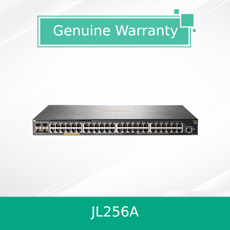Hpe Aruba Networking 2930f 48g Poe+ 4SFP+ Switch JL256A Yeni ve orijinal