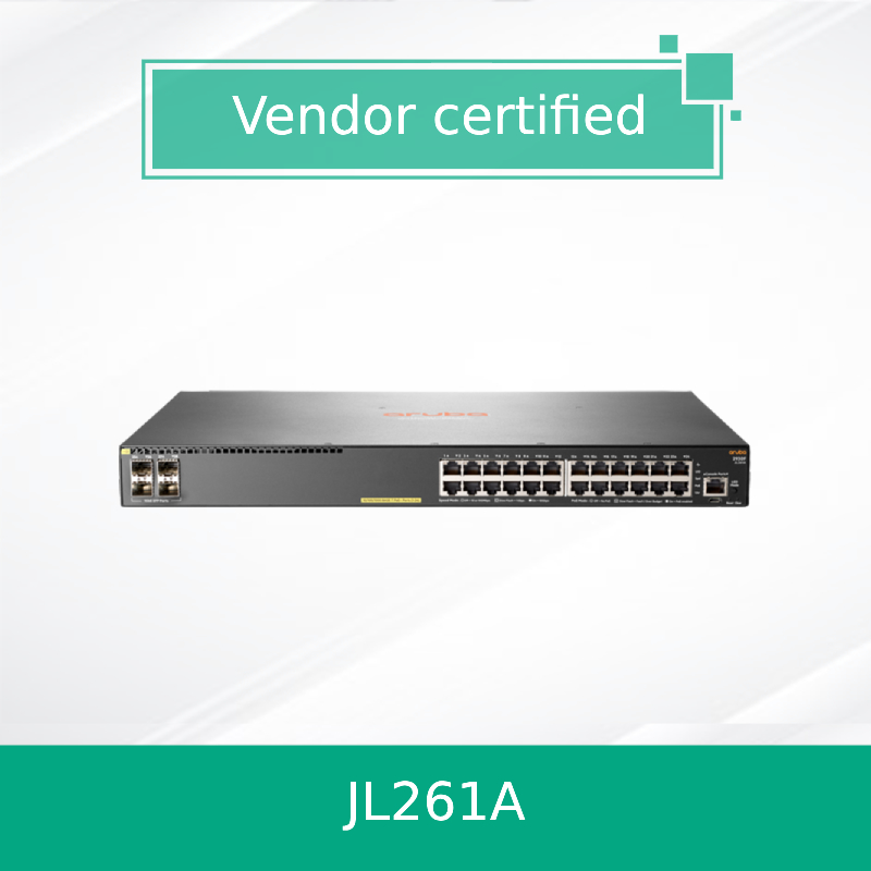 Hpe Aruba Networking 2930f 24G Poe+ 4SFP 370W Switch (JL261A) yeni ve orijinal