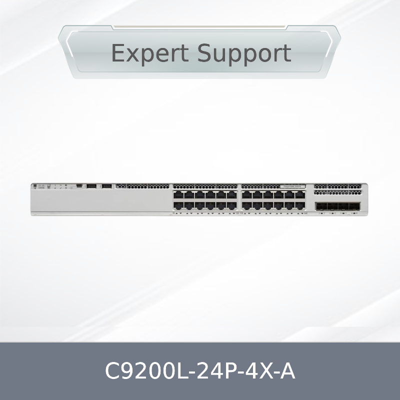 Yeni Orijinal Fabrika Mühürlü C9200L-24p-4X-a 9200L 24-Port Poe+ 4 X 1g Network Advantage Cisco Switch C9200L-24p-4X-a
