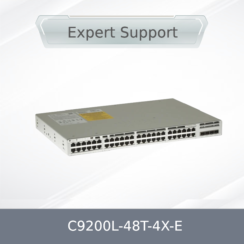 Yeni Orijinal C9200L-48t-4X-E Ağ Değiştiricisi, L3, Yönetilen, 48 X 10/100/1000 + 4 X 10 Gigabit SFP + (üst bağlantı)