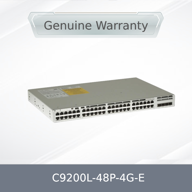 C9200L-48p-4G-E Ağ Değiştiricisi Yeni ve Orijinal 9200L 48 Port Poe 4 1g SFP Uplink Değiştiricisi