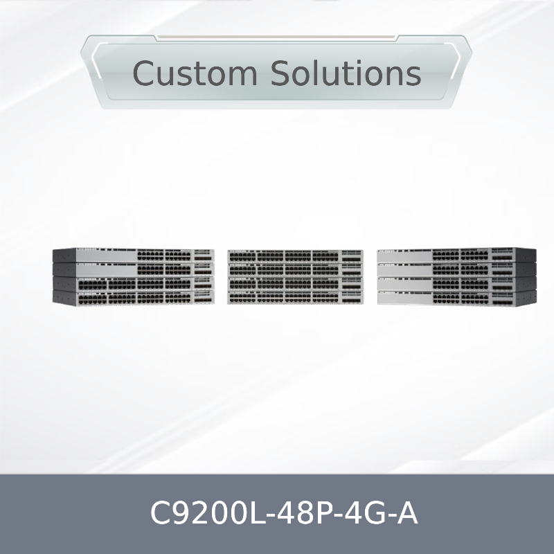 Cisco Yeni Orijinal C9200L-48p-4G-a 9200L 48 Port 10/100/1000 Poe+ 4X1g Uplink Switch Ağ Avantajı C9200L-48p-4G-a
