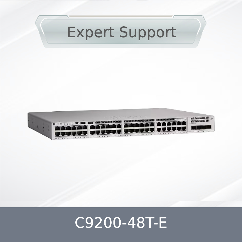 C9200-48t-E Yeni Dükkanlı Yönetilen Gigabit Ethernet 48 Port Gigabit Değiştiricisi