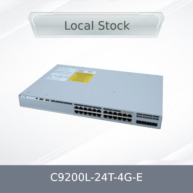 Yüksek performanslı ağlar için yüksek performanslı anahtar C9200-24t-E Yönetilen 24 portlu anahtar