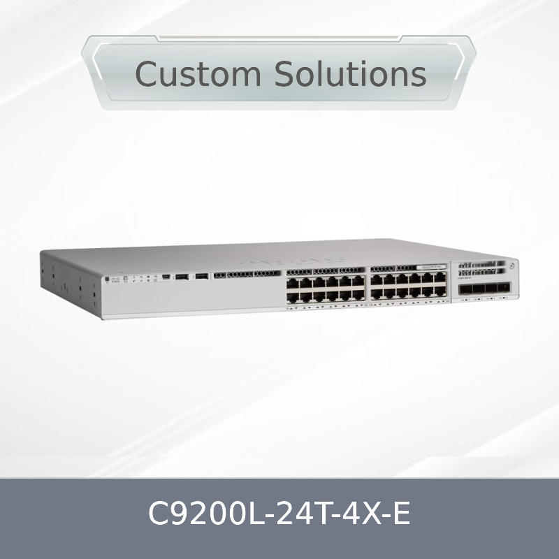 C9200L-24t-4X-E Orijinal 9200L Serisi 24-Port Veri 4X10g Uplink Değiştiricisi Ağ Temelleri Ethernet Değiştiricisi