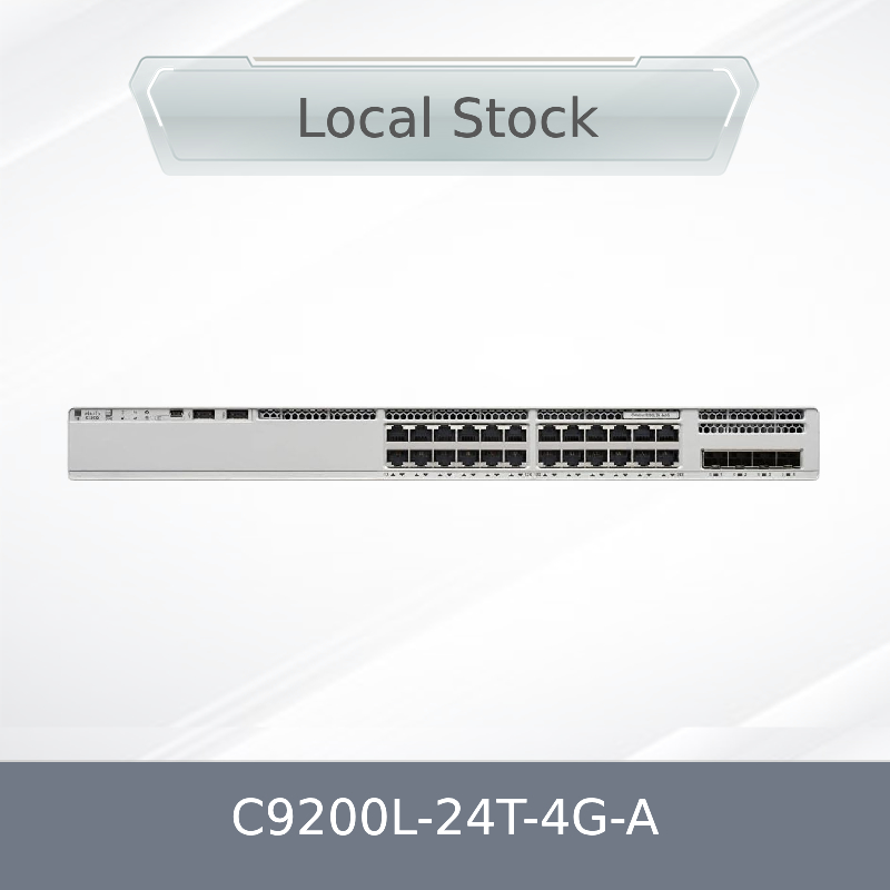 Yeni Orijinal Fabrika Kapalı C9200L-24t-4G-a 9200L 24-Port Poe+ 4G Ağ Avantajı Ciscos Switch C9200L-24t-4G-a