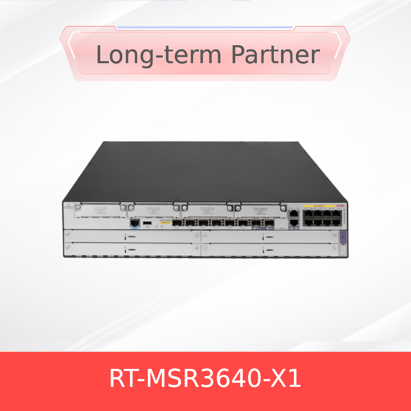 H3c Rt-Msr3640-X1 Serisi Router Ürünleri Karton İletişim Performansı 10g SFP+