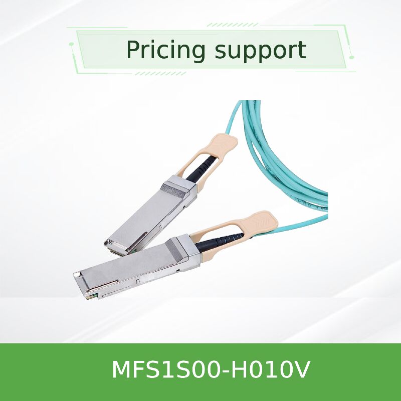 mellanox MFS1S00-H010V 10m 200Gb/s QSFP56 Aktif Optik Kablo Veri Merkezi Ağları için Genişletilmiş Menzil