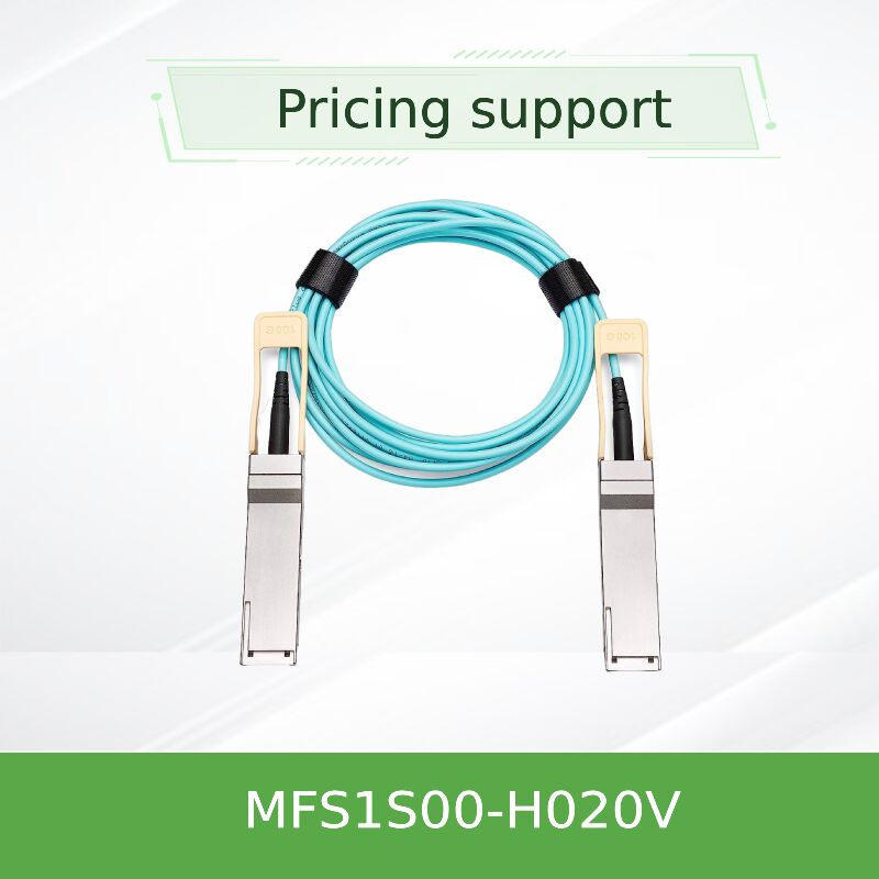mellanox MFS1S00-H020V 20m 200Gb/s QSFP56 Aktif Optik Kablo Uzun Erişim Veri Merkezi Bağlantı Çözümü