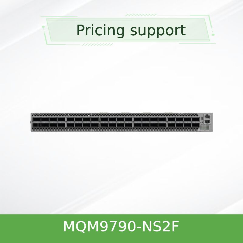 Mellanox MQM9790-NS2F 64 portlu 400Gb/s InfiniBand Switch UFM yazılım tanımlı kumaşlar için dıştan yönetilebilir