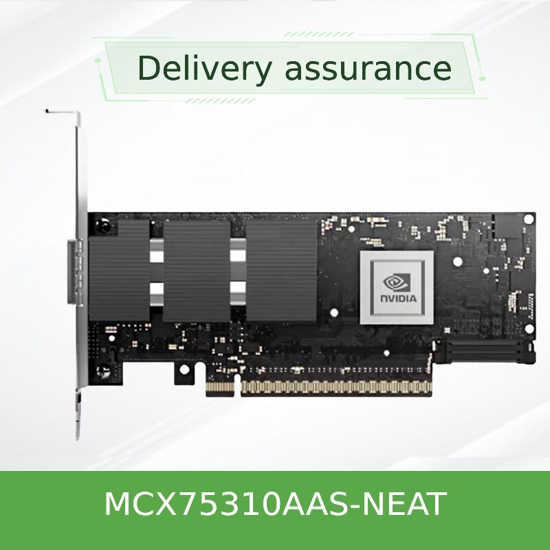 NVIDIA ConnectX-7 VPI Adaptörü ️ Çift Portlu NDR 400Gb/s, PCIe 5.0, GPUDirect, RoCE MCX75310AAS-NEAT