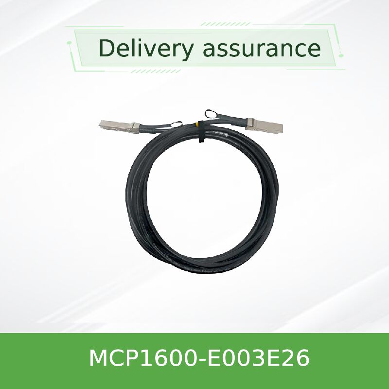 NVIDIA Mellanox MCP1600-E003E26 100Gb/s QSFP28 Pasif Doğrudan Bağlantı Bakır Kablosu 3m, EDR InfiniBand, Düşük Gecikme, Veri Merkezi Bağlantıları için Neredeyse Sıfır Gücü