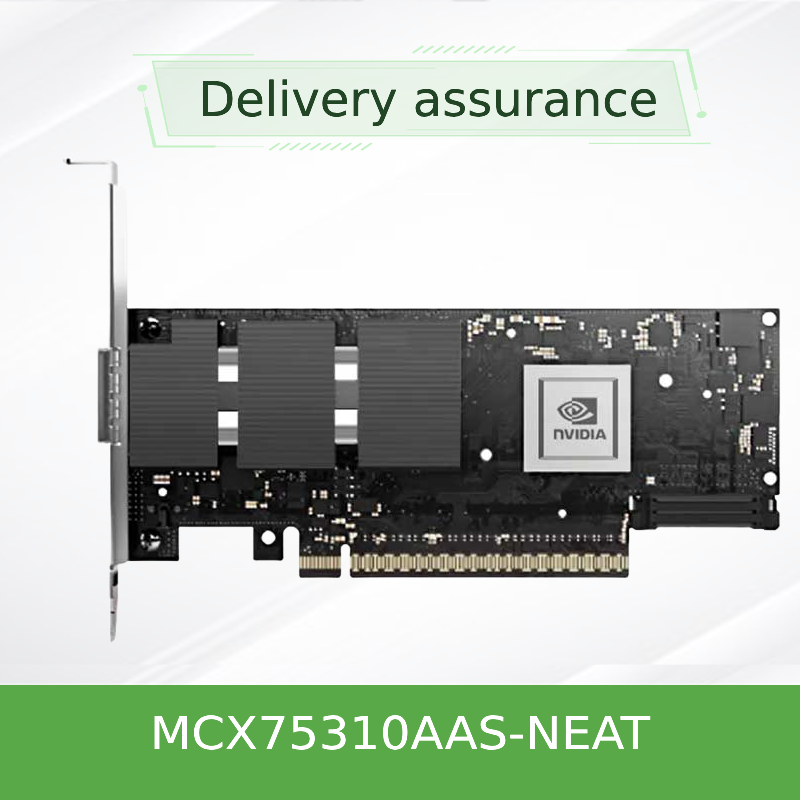 NVIDIA ConnectX-7 MCX75310AAS-NEAT Single-Port 400GbE / NDR400 VPI Adapter – PCIe 5.0 x16, OSFP, Secure Boot