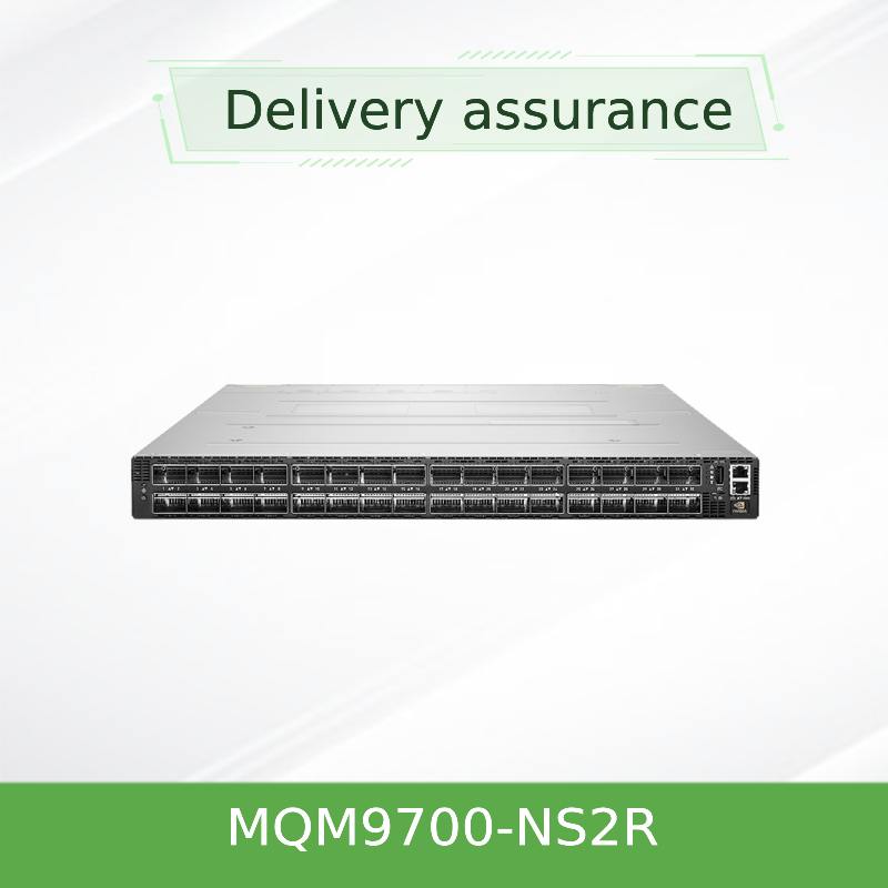 NVIDIA Quantum-2 MQM9700-NS2R 400Gb/s InfiniBand Anahtarı – 64 Bağlantı Noktalı NDR, C2P Hava Akışı, Yerleşik Yönetim