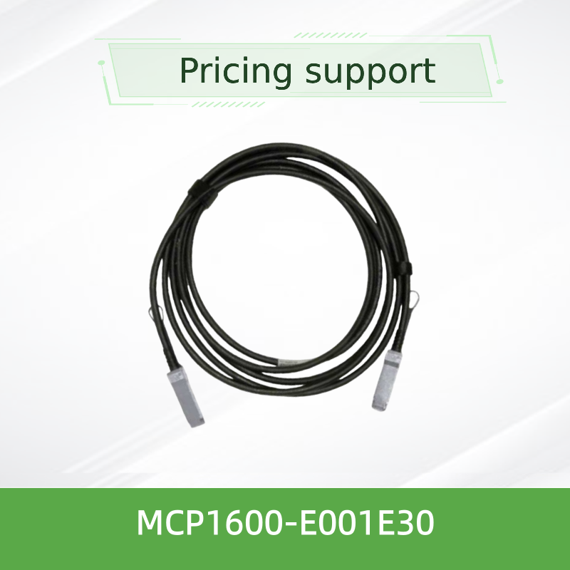 Mellanox MCP1600-E001E30 100Gb/s QSFP28 Pasif DAC Kablo – 1m, 30AWG, EDR InfiniBand